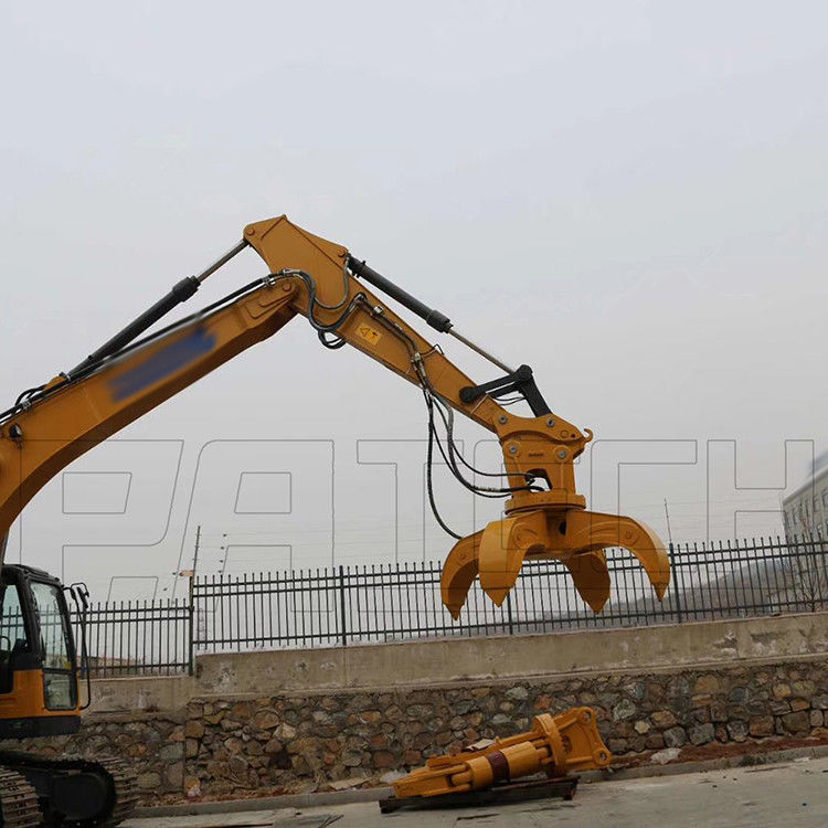 OEM 50T Orange Peel Grapple For Waste Materials Recycling