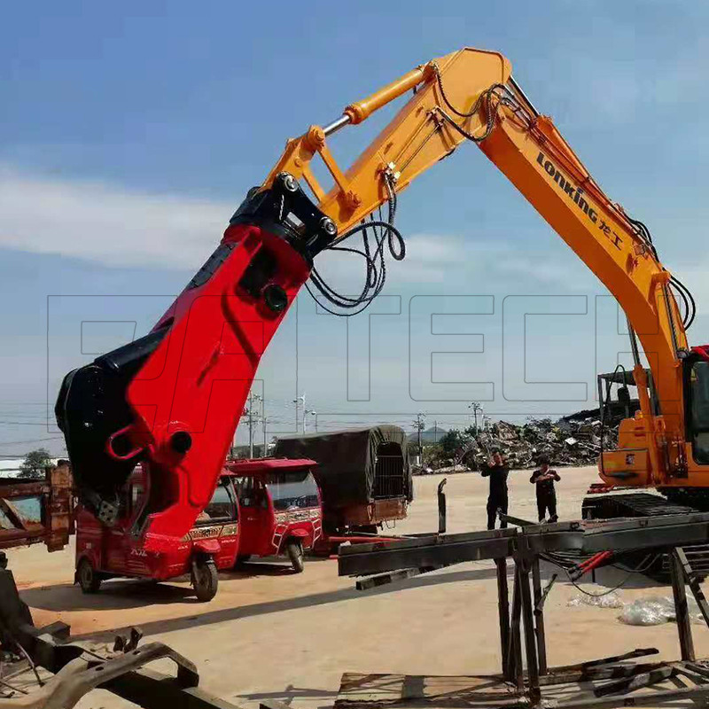 Metal Cutters Scrap Metal Shear Attachment For Excavator, Flexible, Easy Operation